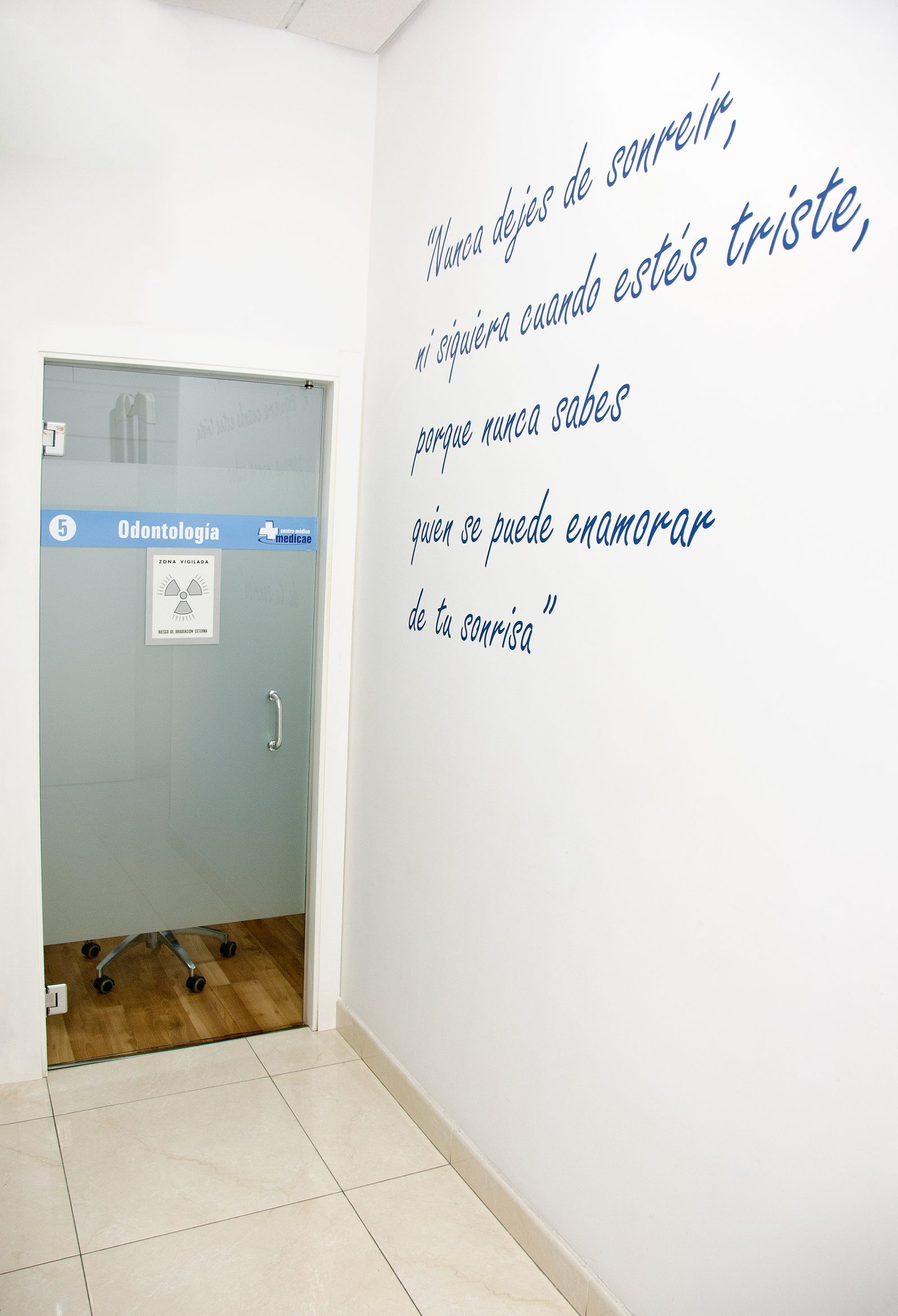 Acceso a la sala de odontología